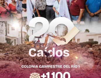 Reparación de líneas colapsadas en la colonia Campestre del Río 1 beneficia a más de mil cien habitantes