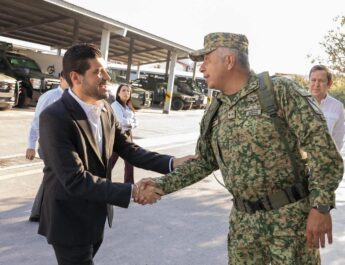 El alcalde Beto Granados refrenda colaboración institucional con las Fuerzas Armadas