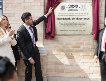 Asiste Ana Ariceaga de Granados en las actividades a las acciones conmemorativas del 200 Aniversario de Matamoros